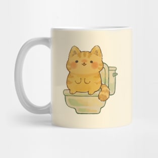 Toilet Cat Mug